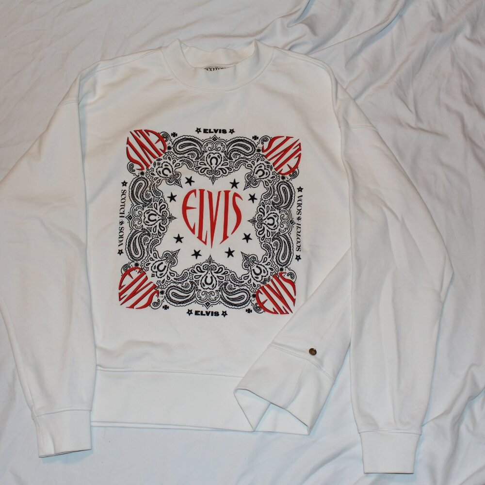 Scotch and Soda "Elvis" crew neck sweatshirt Size L